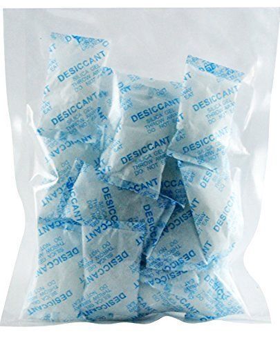 Uline Silica Gel Desiccants Packets - 10 Gram Cotton, 25 Pack