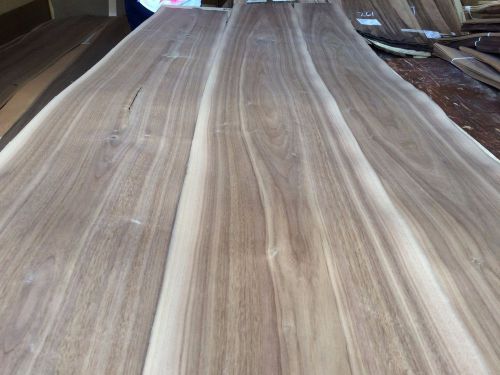 Wood Walnut Veneer 111x10,11,13 ,total 3 pcs  RAW VENEER N1257