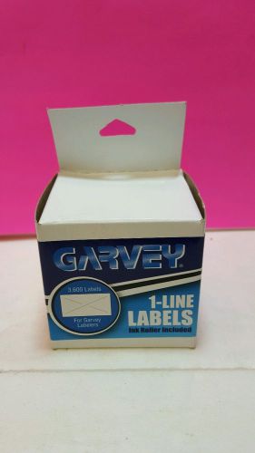 Garvey 1 Line Pricemarker 3600 White Labels + 1 Ink Roller / Garvey 090944