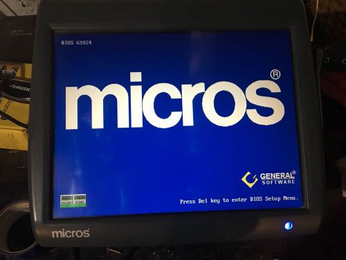 MICROS WS5 MICROS WORKSTATION 5 POS With Stand
