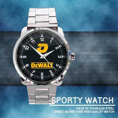 DEWALT Power Contractor Tools and Accessories Logo Sport Metal Watch