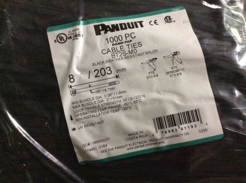 Panduit BT2S-MO 8&#034; Barb-Ty Cable tie P/1000/Bag Wire Tie 203m 1000 Pcs./Ties