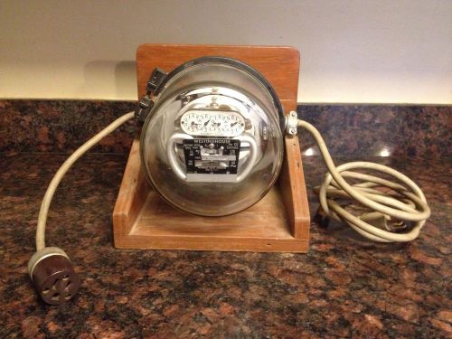 Rare westinghouse watthour meter type cs single phase w/circle aw 3r enclosure for sale