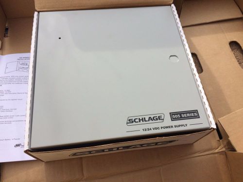 SCHLAGE 505XEIR POWER SUPPLY 12/24 VDC *NEW IN BOX*