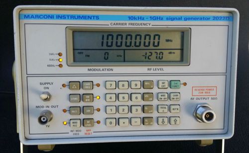 Marconi Singal Genator 2022D-01  10kc to 1Ghz AM/FM