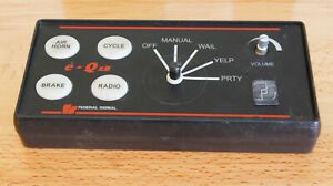 Federal Signal EQ2B E-Q2B Controller Switch Keypad Series A