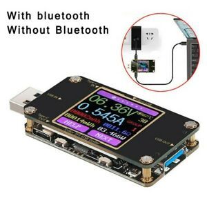 USB Multimeter Power Meter Type-C 0-3A 4.5-24V Battery Bluetooth Color