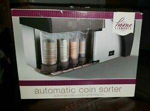 Home Elements Automatic Coin Sorter New in Box