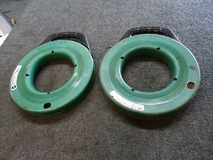 Lot of 2 USED Greenlee FTS438-240 MagnumPro Steel Fish Tape 1/8&#034; x 240&#039;