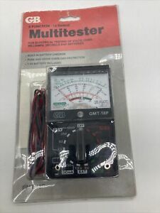 GB Multitester GMT-18P 6 Function 18 Range Volts Ohms Milliamps Decibels Battery