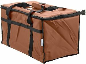 New Insulated Food Delivery Bag - Pizza Delivery Bag - Pan Carrier - Brown Color