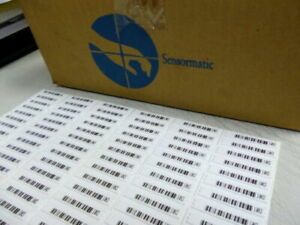SENSORMATIC BARCODE LABEL 540 pcs (5 SHEETS) Sensormatic Stripe Labels x 540