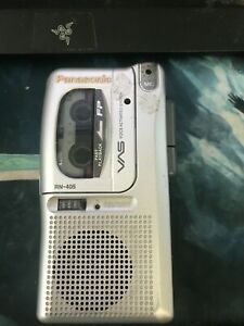 Microcassette Recorder Voice Activated System PANASONIC RN-405 Tested 1 Tape