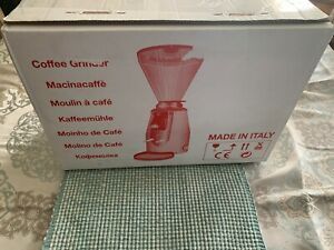 La Pavoni Zip Junior Auto Grinder Commercial Coffee Grinder Rosso Red