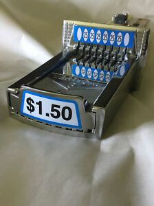 Vertical 8 V8 Coin Slide / Coin Chute Vended for $1.50 - Greenwald Industries