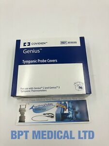 Covidien Tympanic Probe Covers REF 303030 EXP 2023 96 in box Genius