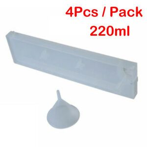 4Pcs 220ml Refill Ink Cartridges for Roland SC-540 XJ-640 XJ-740 XC-540 RE-640