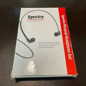 Spectra Personal Dictation/Transcription Headphone Set SP-DP