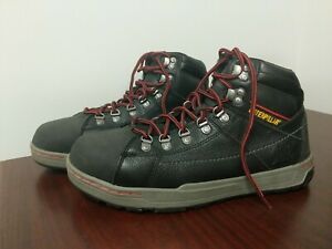 Cat Caterpillar Mens 10.5 M Steel Toe Work Boots Shoes Black P90189 SRX T1080 