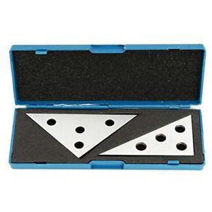 Chiloskit 2 Piece Set Professional Grade Angle Block Set Machinist Tool, Degree