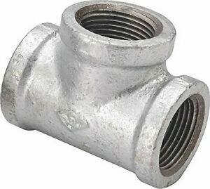 Tee Galvanized 1-1/4x1 In