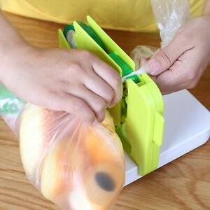 Manual Plastic Bag Sealing Machine Supermarket Film Bag Tying Machine w/10 Tape