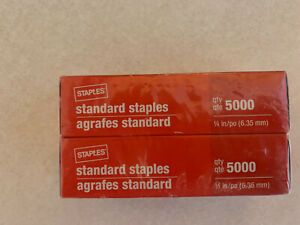 Pack Of Staples 5000 Count 2 packs, 10000 count