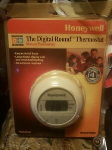 Honeywell CT8775C The Digital Round  Manual Thermostat HEAT and COOL NIB