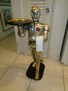 RARE C-3PO Butler With Tray From Star Wars Statue (37 by 16 by 15&#034;)