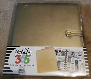 The Happy Planner Deluxe Cover - BIG, GOLD Me &amp; My Big Ideas  Create 365