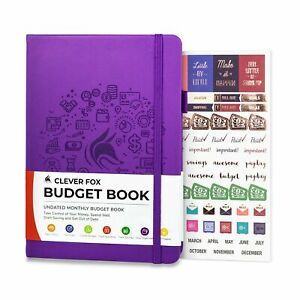 Clever Fox Budget Book – Financial Planner Organizer &amp; Expense Tracker Notebo...