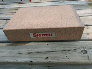 Starrett (Grade B) 18&#034; x 12&#034; x 4.5&#034; Pink Granite Machinists&#039; Surface Plate