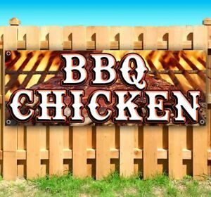 BBQ CHICKEN Advertising Vinyl Banner Flag Sign Many Sizes FOOD BARBEQUE GRILL