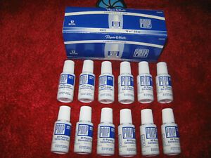 NEW Paper Mate PMOP All Purpose White Correction Fluid, 12 Bottle Box-18ml each