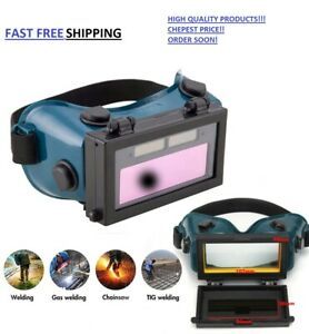 Solar Power Auto Darkening LCD Welding Helmet Welder Eyes Glasses