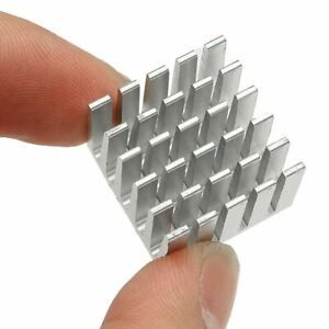 20pcs 20x20x15mm DIY CPU IC Chip Heat Sink Extruded Cooler Aluminum Heat Sink