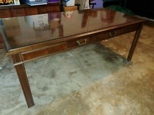 Kimball Office Writing Desk And Credenza