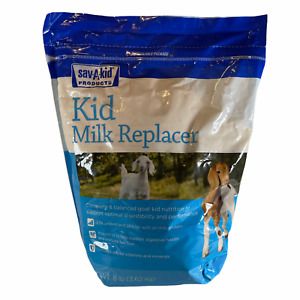 Milk Replacer For Goat Kids Non-Medicated With Probiotics High Protein 8lbs