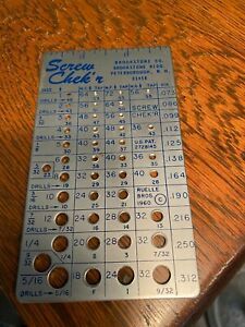 Vintage Brookstone Screw Checker No 03458