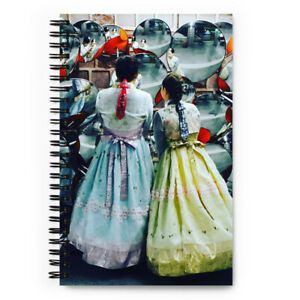 Korean Traditions ”Mirror Mirror&#034; Spiral-Bound Notebook by Romeo Van Goaten