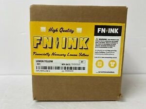 FN Lemon Yellow Plastisol Ink Low Cure for Screen Printing - 1 Quart - NEW