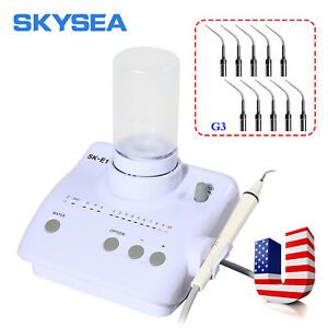 Dental Ultrasonic Scaler 2*Bottles + 5/10*Scaling Tips G3 Fit EMS Cavitron FDA