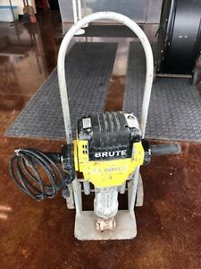 Bosch Brute 60# electric concrete breaker, used, w/cart and bits, LPO in 60525