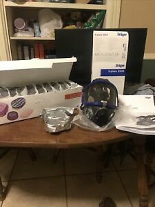 Drager X-plore 5500 dual filter Full Face Mask - with 20 Replacement Cartridges