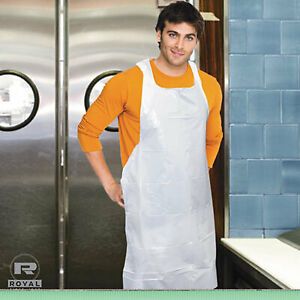 AmerCareRoyal Apron,Poly,28x46,10/100 DA2846 DA2846  - 1 Each