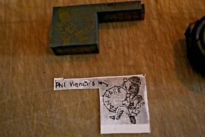 1960s Printing Letterpress Printer Block Decorative Print Cut MAJORETTE #122