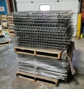 Pallet Rack 48-in x 46-in Wire Deck 3 chan 2500 lbs CAP (40) pcs