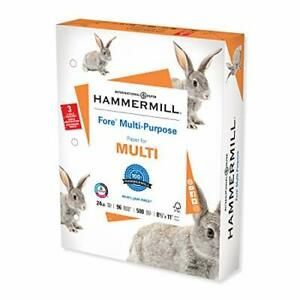 Hammermill Printer Paper Fore Multipurpose 24 lb Copy Paper 3 hole - 1 Ream 5...