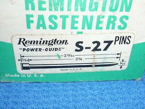 REMINGTON 3&#034; PINS S-27 POWDER FASTENERS, BOX OF 100 +30=130 PINS