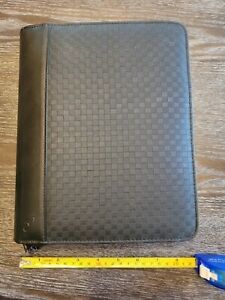 At A Glance Organizer zippered Black 3 rings planner